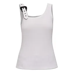 Áo Ba Lỗ Nữ Versace Jeans Couture 76HAM625 J0004 003 Màu Trắng Size 38
