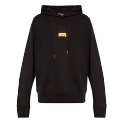 Áo Hoodie Nam Versace Jeans Couture With Logo Regular Fit 77GAIT08 CF00T 899 Màu Đen Size XS