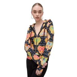 Áo Hoodie Nữ Versace Jeans Couture Sweatshirt 76HAI306 FS149 G89 Phối Màu Size XS