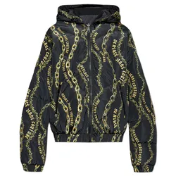 Áo Khoác Nam Versace Jeans Couture Black Reversible Jacket 77GAUD17 CQD56 G89 Màu Đen Vàng Size 46