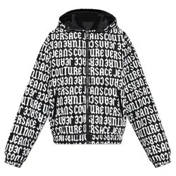 Áo Khoác Nam Versace Jeans Couture Black Reversible Jacket With Logo 77GAUD16 CQD53 L01 Màu Đen Trắng Size 44
