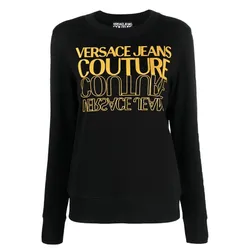 Áo Nỉ Sweater Nữ Versace Jeans Couture Regular 76HAIC00 CF00C G89 Màu Đen Size XS