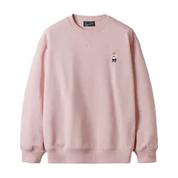 Áo Nỉ Sweater WHOAU Steve Sweatshirt WHMWE4T11U Màu Hồng Nhạt Size S