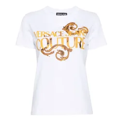 Áo Phông Nữ Versace Jeans Couture Tshirt 76HAHG00 CJ00G G03 Màu Trắng Size XS