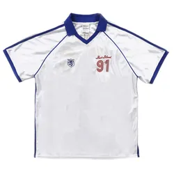 Áo Polo Badblood 91 Soccer Shirt W-Tee24-057 Màu Trắng