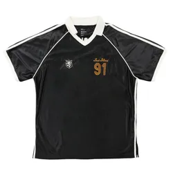 Áo Polo Badblood 91 Soccer Shirt W-Tee24-058 Màu Đen