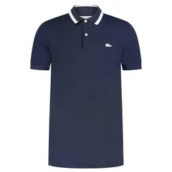 Áo Polo Nam Lacoste Men's Short Sleeve Regular Fit DH4187-KXE Màu Xanh Đen Size 3