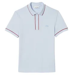 Áo Polo Nam Lacoste Men's Regular Fit Paris Stretch Piqué PH8184-J2G Màu Xanh Nhạt Size 4