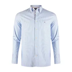 Áo Sơ Mi Nam Tommy Hilfiger Slim Fit TO4708232 MW0MW03745-474  Màu Xanh Nhạt Size XL