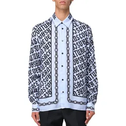 Áo Sơ Mi Nam Versace Jeans Couture 77GAL2RM NS549 QX0 Màu Xanh Size 48
