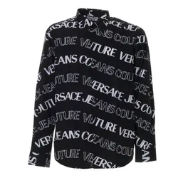 Áo Sơ Mi Nam Versace Jeans Couture Shirt 76GAL2R0 NS405 899 Màu Đen Size 44