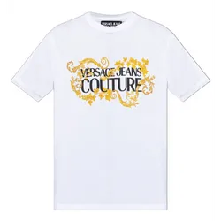 Áo Thun Nam Versace Jeans Couture T-shirt 77GAHE05 CJ00E G03 Màu Trắng Size XS
