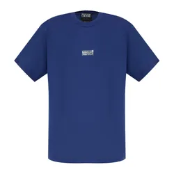 Áo Thun Nam Versace Jeans Couture T-shirt 77GAHT08 CJ00T 238 Màu Xanh Dương Size XS
