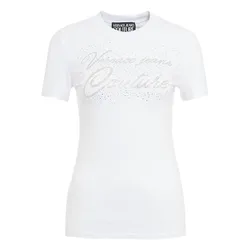 Áo Thun Nữ Versace Jeans Couture T-Shirt 76HAH6A8 J0020 003 Màu Trắng Size S