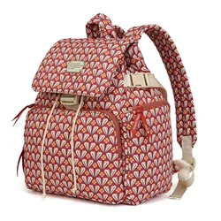 Balo Nữ Venuco Khóa Cài Backpack R18B223 Màu Đỏ