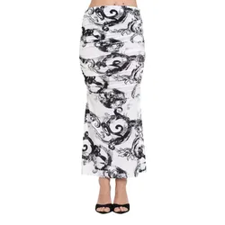 Chân Váy Nữ Versace Jeans Couture 76HAE804 JS291 003 Màu Trắng Size 38