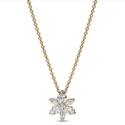 Dây Chuyền Nữ Pandora Sparkling Herbarium Cluster Pendant Necklace 362387C01 Màu Vàng Gold