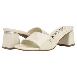 Dép Cao Gót Calvin Klein CK Ulaka Heeled Sandals Màu Kem Size 6.5