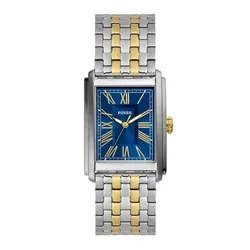 Đồng Hồ Nam Fossil Carraway Three-Hand Two-Tone Watch FS6010 Màu Bạc Phối Vàng