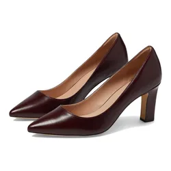 Giày Cao Gót Nữ Cole Haan Mylah Heel Pump Màu Đỏ Đô Size 7