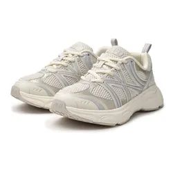 Giày Thể Thao MLB Korea Ace Runner V2 New York Yankees Ivory 3ARNAC24N-50IVS Màu Trắng