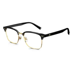 Gọng Kính Unisex Molsion MJ6118 B12 Màu Vàng Đen