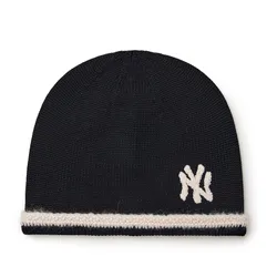 Mũ Len MLB Basic Premium No Lip Beanie New York Yankees 3ABNBM846-50BKS Màu Đen
