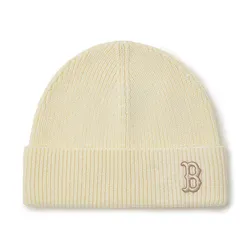 Mũ Len MLB Candy Mid Beanie Boston RedSox 3ABNBM146-43CRD Màu Trắng Kem