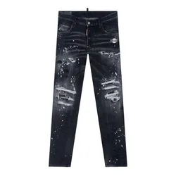 Quần Jean Nam Dsquared2 Black Denim Wash Skater Fit S74LB1430S30503 900 Màu Đen Size 44