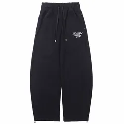 Quần Jogger Badblood Classic Logo 2 Way Curved Trousers Black W-PTS24-051 Màu Đen Size XS