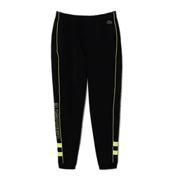 Quần Nỉ Nam Lacoste Embroidered Regular Fit Sweatpants XH1431-6VT Màu Đen Size 3