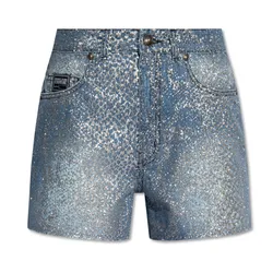 Quần Short Nữ Versace Jeans Couture Shorts 76HAD514 DS013M30 904 Màu Xanh Denim Size 24
