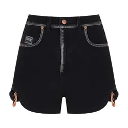 Quần Short Nữ Versace Jeans Couture Shorts 76HAD522 DW060D24 909 Màu Đen Size 24