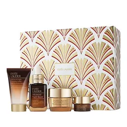 Set Dưỡng Da Estée Lauder The Lift + Glow Routine Advanced Night Repair Serum Holiday Skincare 4 món
