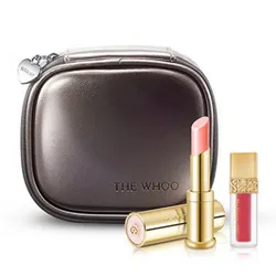 Set Son Môi Whoo Gongjinhyang Glow Lip Balm Special Pink 3 Món