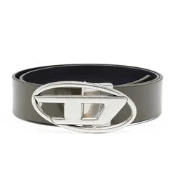 Thắt Lưng Nam Diesel B-1DR Rev II Reversible Belt In Matte And Shiny Leather X09812P6367H5064 Màu Xanh Olive Size 90