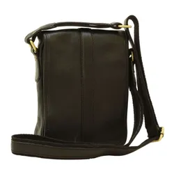 Túi Đeo Chéo Nam Old Angler Soft Calfskin Leather Satchel Bag 031191NE - 91Ne Màu Đen