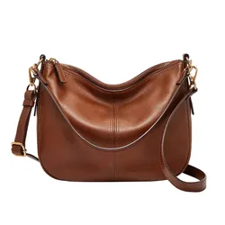 Túi Đeo Chéo Nữ Fossil Jolie Leather Crossbody Bag ZB7716200 Màu Nâu