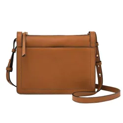 Túi Đeo Chéo Nữ Fossil Taryn Leather Crossbody Bag ZB1894216 Màu Nâu