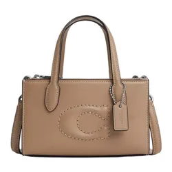 Túi Đeo Chéo Nữ Coach Mini Cabas Nina CT804 Màu Nâu
