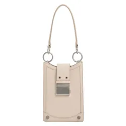 Túi Đựng Điện Thoại Nữ Charles & Keit CNK Winslet Belted Phone Case Gray White CK6-70840529 Màu Xám Trắng