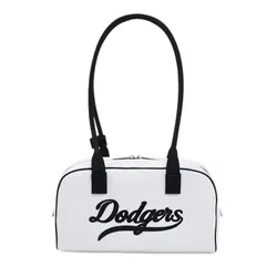 Túi Xách Tay Nữ MLB Denim Varsity Cursive Los Angeles Dodgers Bag 3ABQL054N-07CRD Màu Trắng Kem