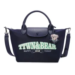 Túi Xách Tay Nữ TTWN BEAR TN3541 TN3837-10150 Màu Xanh Than Size M