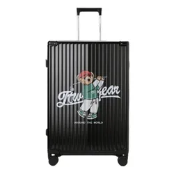 Vali TTWN BEAR Golfer Around The World TN7043-10010 Màu Đen Size 20inch