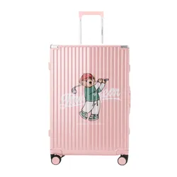 Vali TTWN BEAR Golfer Around The World TN7043-30100 Màu Hồng Size 20inch