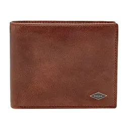 Ví Nam Fossil Ryan Rfid Large Coin Pocket Bifold ML3736201 Màu Nâu