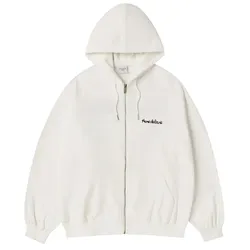 Áo Hoodie Acmé De La Vie ADLV Script Chain Needlework Hoodie Zip Up Màu Be  Size 1