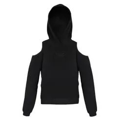 Áo Hoodie Nữ  Badblood Beyond Soft Cutout Hoodie W-HDE24 015 Màu Đen