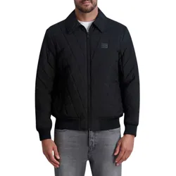 Áo Khoác Nam Karl Lagerfeld Lightweight Quilted Jacket LO3C0558 - BLK Màu Đen Size M