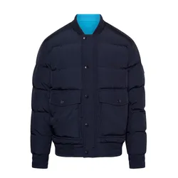 Áo Khoác Nam Tommy Hilfiger Reversible Down Bomber Jacket MW32800 - 400 Hai Mặt Màu Navy/Xanh Size XS
